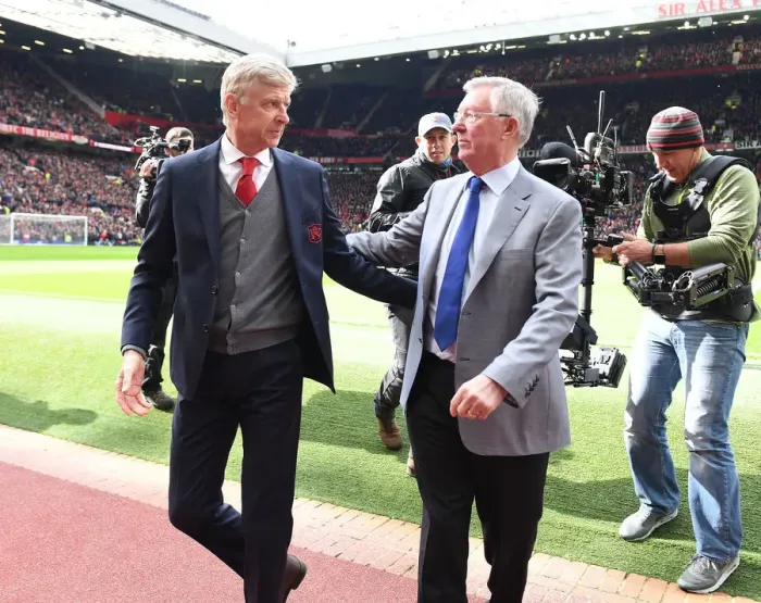 Framed Print : Legendary Rivalry: Wenger vs. Ferguson - A Farewell Clash (2017-18): Manchester United vs. Arsenal Framed Print : Legendary Rivalry: Wenger vs. Ferguson - A Farewell Clash (2017-18): Manchester United vs. Arsenal