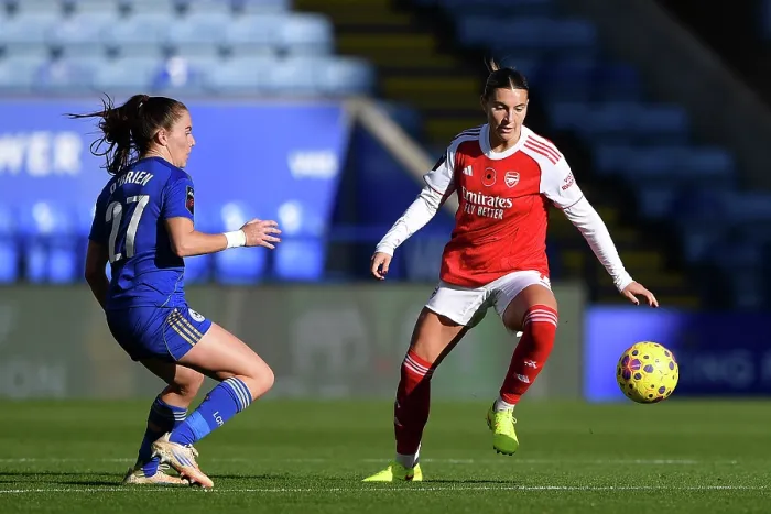 Framed Print : Leicester City v Arsenal - Barclays Women's Super League Leicester City v Arsenal - Barclays Women's Super League