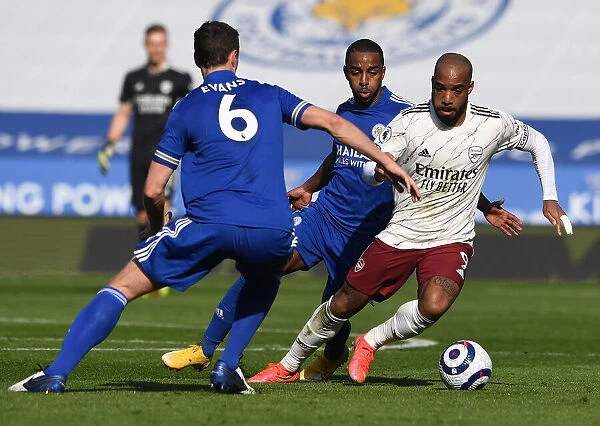 Leicester City vs. Arsenal: Lacazette Tangles with Evans and Pereira