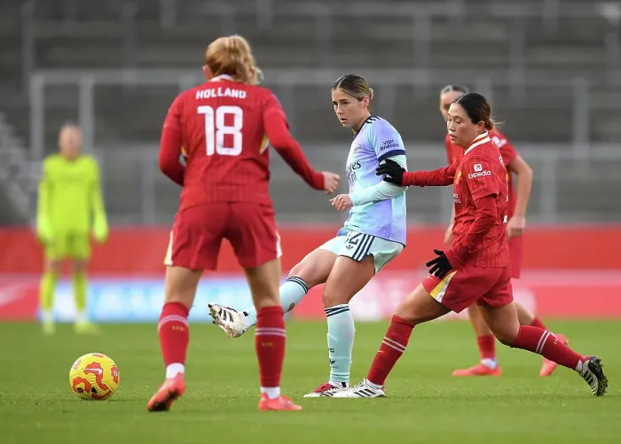 Framed Print : Liverpool v Arsenal - Barclays Women's Super League
