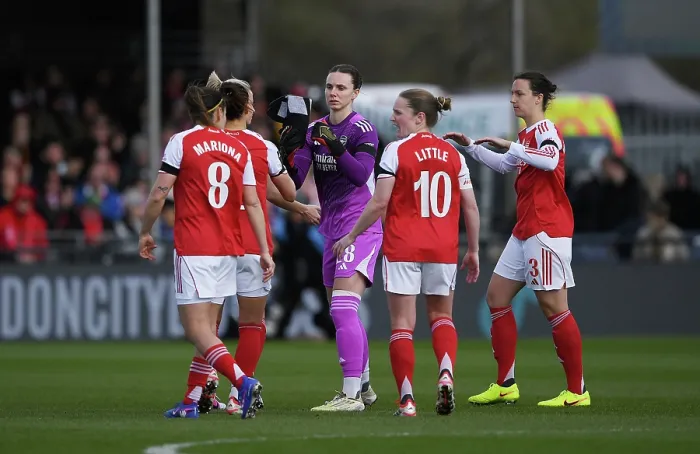 Framed Print : London City Lionesses v Arsenal - Barclays Women's Super League London City Lionesses v Arsenal - Barclays Women's Super League