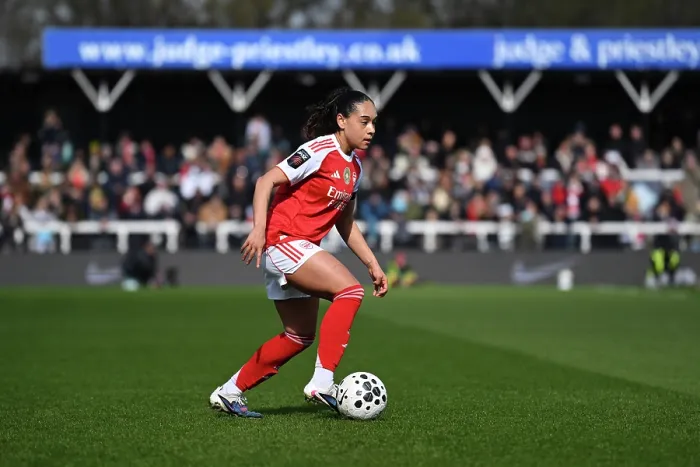 Framed Print : London City Lionesses v Arsenal - Barclays Women's Super League London City Lionesses v Arsenal - Barclays Women's Super League
