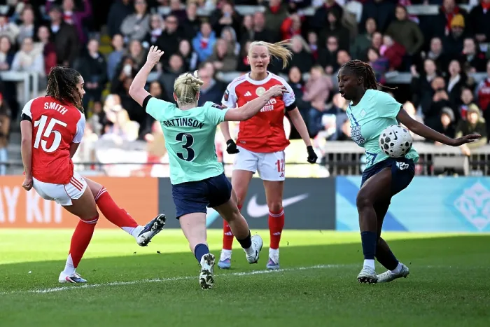 Framed Print : London City Lionesses v Arsenal - Barclays Women's Super League London City Lionesses v Arsenal - Barclays Women's Super League