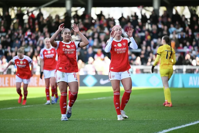 Framed Print : London City Lionesses v Arsenal - Barclays Women's Super League London City Lionesses v Arsenal - Barclays Women's Super League