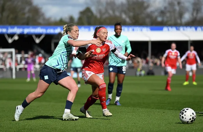 Framed Print : London City Lionesses v Arsenal - Barclays Women's Super League London City Lionesses v Arsenal - Barclays Women's Super League