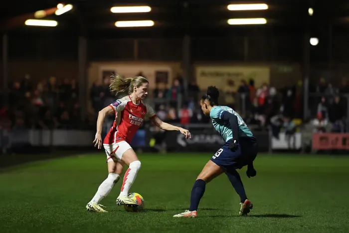 Framed Print : London City Lionesses v Arsenal - FA Women's Continental Tyres League Cup Quarter Final