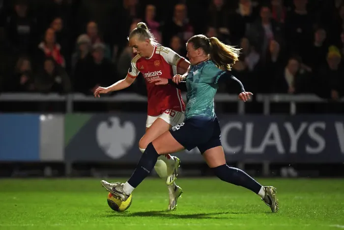 Framed Print : London City Lionesses v Arsenal - FA Women's Continental Tyres League Cup Quarter Final
