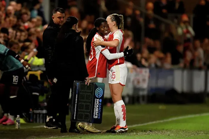 Framed Print : London City Lionesses v Arsenal - FA Women's Continental Tyres League Cup Quarter Final