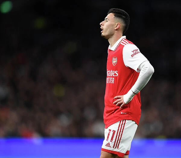 London Derby Thriller: Gabriel Martinelli's Action-Packed Performance for Arsenal vs. Tottenham, 2022-23