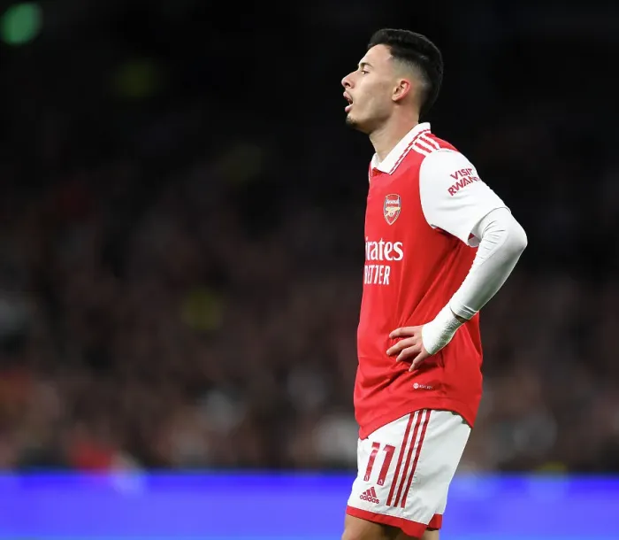Framed Print : London Derby Thriller: Gabriel Martinelli's Action-Packed Performance for Arsenal vs. Tottenham, 2022-23 Framed Print : London Derby Thriller: Gabriel Martinelli's Action-Packed Performance for Arsenal vs. Tottenham, 2022-23