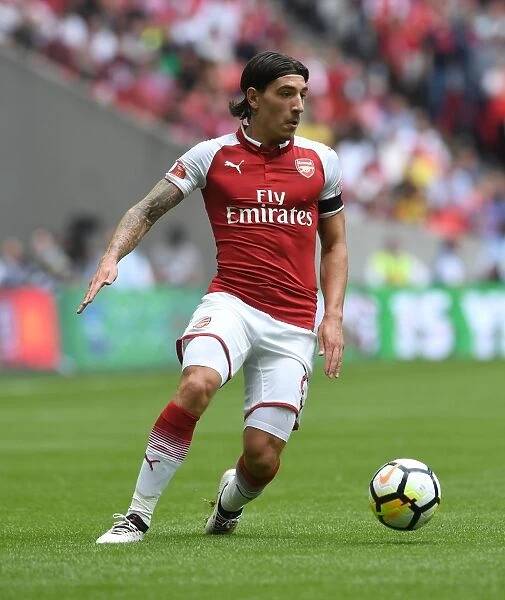 LONDON, ENGLAND - AUGUST 06: Hector Bellerin of Arsenal during the match between Chelsea