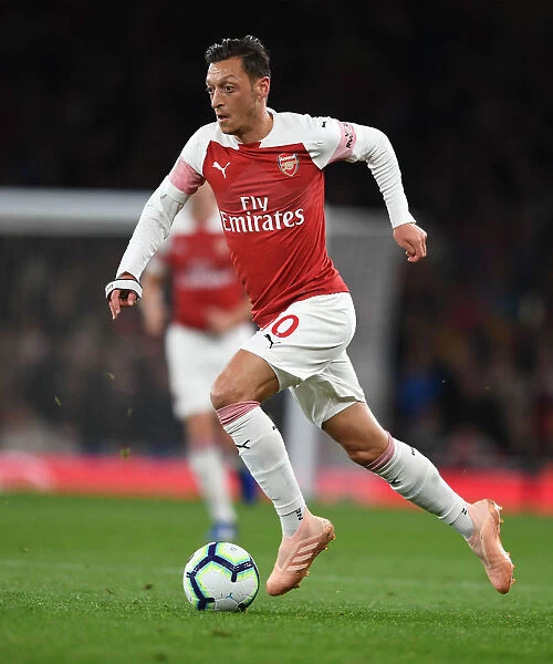 LONDON, ENGLAND - OCTOBER 22: Mesut Ozil of Arsenal during the Premier League match between Arsenal FC