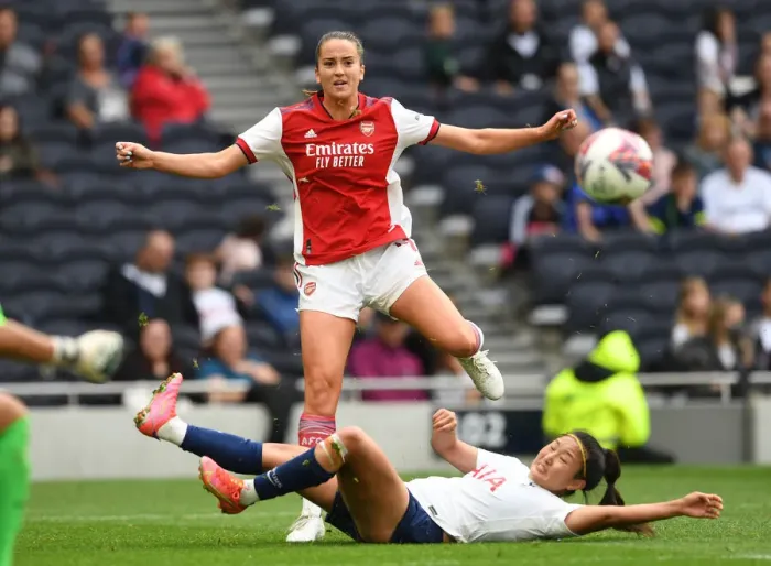 Framed Print : London Rivalry: Tottenham Hotspur Women vs. Arsenal Women Clash in the MIND Series Framed Print : London Rivalry: Tottenham Hotspur Women vs. Arsenal Women Clash in the MIND Series