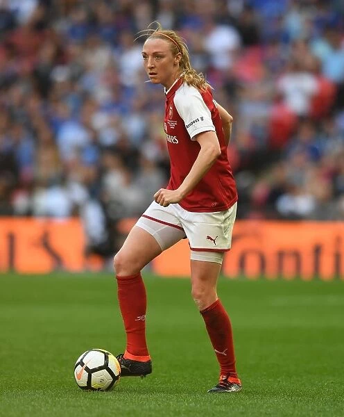 Louise Quinn in Action at the Arsenal Women vs. Chelsea Ladies FA Cup Final
