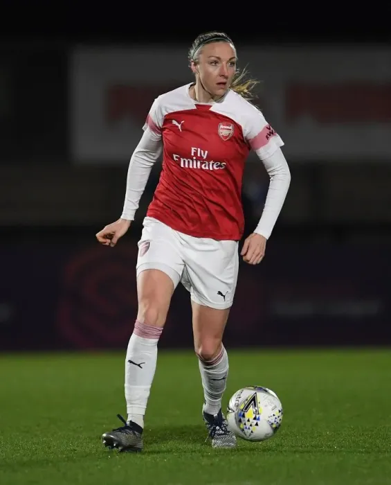Framed Print : Louise Quinn in Action: Arsenal Women vs Birmingham City Women (FA WSL Cup)