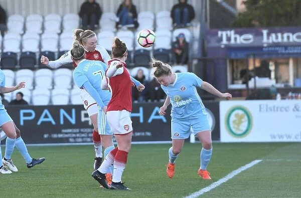 Louise Quinn Scores First Goal: Arsenal Women vs. Sunderland AFC Ladies, WSL 1 (2017)