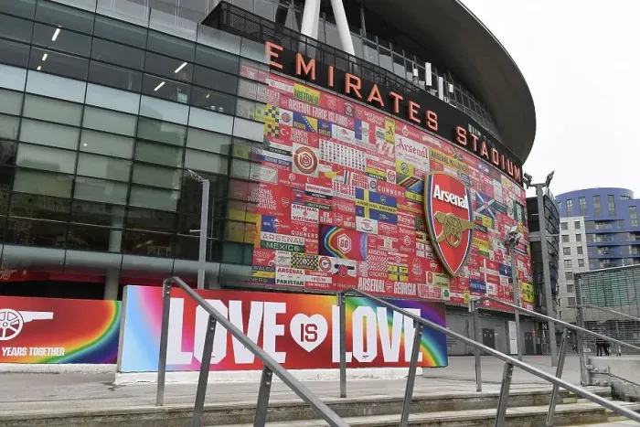 Framed Print : Love is Love: Arsenal vs. Brentford, Premier League 2022-23 - Emirates Stadium Framed Print : Love is Love: Arsenal vs. Brentford, Premier League 2022-23 - Emirates Stadium