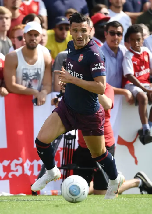 Framed Print : Lucas Perez in Action: Arsenal's 2018 Pre-Season Clash against Borehamwood Framed Print : Lucas Perez in Action: Arsenal's 2018 Pre-Season Clash against Borehamwood