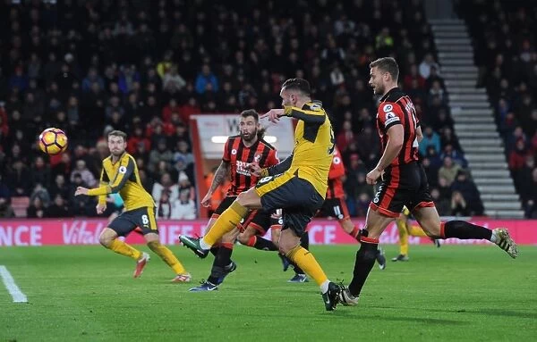 Lucas Perez Scores Arsenal's Second Goal Against AFC Bournemouth (2016-17)