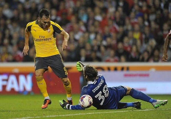 Lucas Perez Scores His Second Goal: Arsenal Advances in EFL Cup Against Nottingham Forest