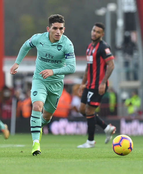 Lucas Torreira in Action: AFC Bournemouth vs. Arsenal FC, Premier League 2018-19