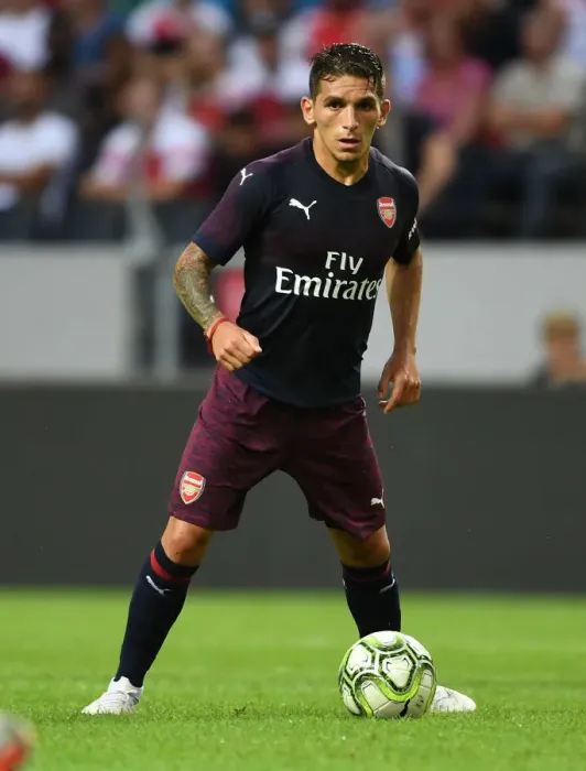 Framed Print : Lucas Torreira in Action: Arsenal vs. SS Lazio, Stockholm 2018 Framed Print : Lucas Torreira in Action: Arsenal vs. SS Lazio, Stockholm 2018