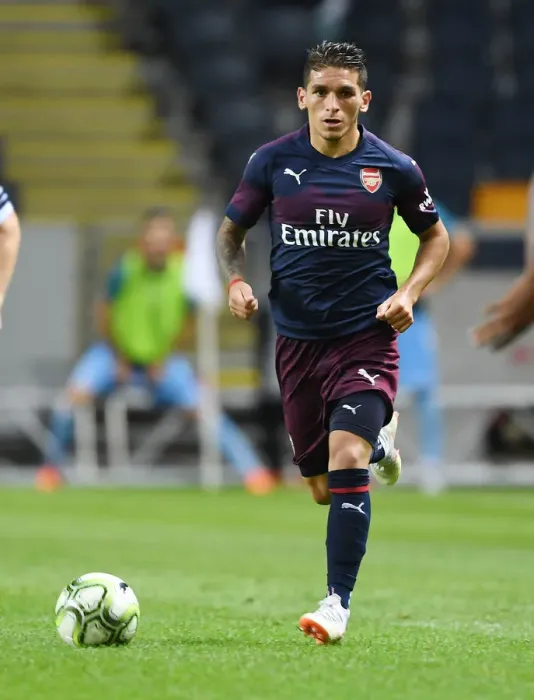 Framed Print : Lucas Torreira in Action: Arsenal vs. SS Lazio, 2018 Pre-Season Friendly, Stockholm