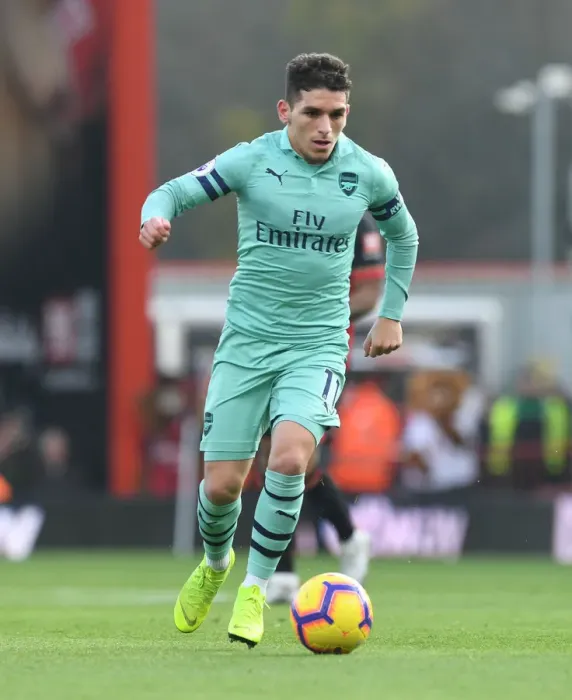 Framed Print : Lucas Torreira in Action: Arsenal vs. Bournemouth, Premier League 2018-19