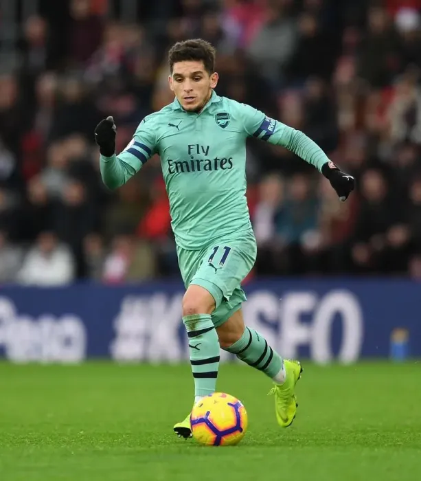 Framed Print : Lucas Torreira in Action: Southampton vs. Arsenal, Premier League 2018-19