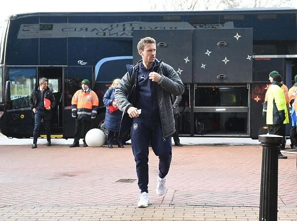 Lucas Torreira Arrives at John Smiths Stadium Ahead of Arsenal's Showdown with Huddersfield