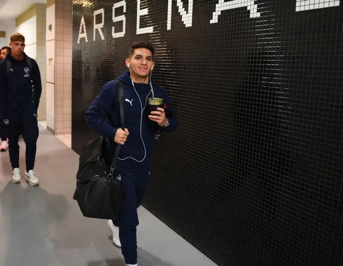 Framed Print : Lucas Torreira in Arsenal Changing Room before Arsenal vs Blackpool, Carabao Cup 2018-19 Framed Print : Lucas Torreira in Arsenal Changing Room before Arsenal vs Blackpool, Carabao Cup 2018-19