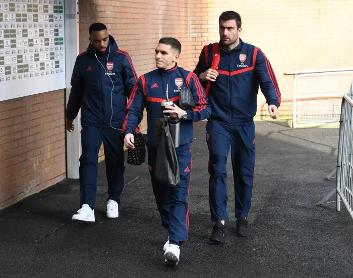 Framed Print : Lucas Torreira: Arsenal's Focus Before Burnley Clash (Premier League 2019-20) Framed Print : Lucas Torreira: Arsenal's Focus Before Burnley Clash (Premier League 2019-20)