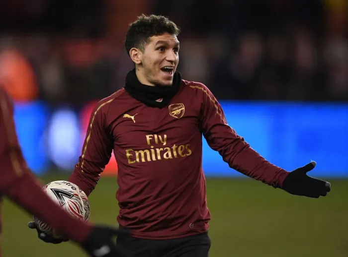 Framed Print : Lucas Torreira Gears Up: Arsenal's FA Cup Showdown against Blackpool Framed Print : Lucas Torreira Gears Up: Arsenal's FA Cup Showdown against Blackpool