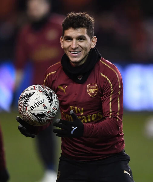 Lucas Torreira Prepares for FA Cup Battle against Blackpool with Arsenal