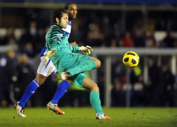 Framed Print : Lucasz Fabianski (Arsenal). Birmingham City 0: 3 Arsenal, Barclays Premier League Framed Print : Lucasz Fabianski (Arsenal). Birmingham City 0: 3 Arsenal, Barclays Premier League