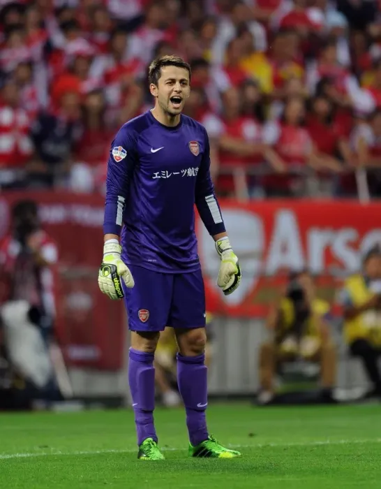 Framed Print : Lukas Fabianski in Action: Arsenal vs Urawa Red Diamonds, Japan 2013 Framed Print : Lukas Fabianski in Action: Arsenal vs Urawa Red Diamonds, Japan 2013
