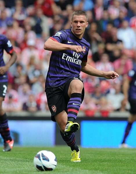 Lukas Podolski in Action: Arsenal vs. Stoke City, Premier League 2012-13