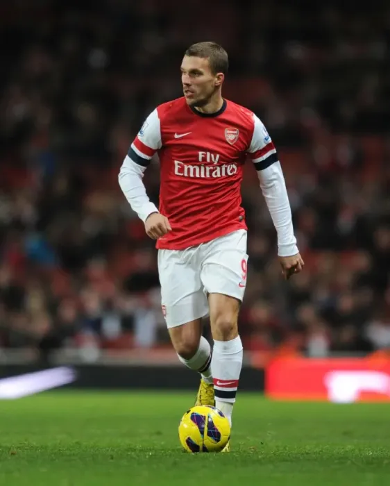 Framed Print : Lukas Podolski in Action: Arsenal vs. West Bromwich Albion, 2012-13 Premier League Framed Print : Lukas Podolski in Action: Arsenal vs. West Bromwich Albion, 2012-13 Premier League