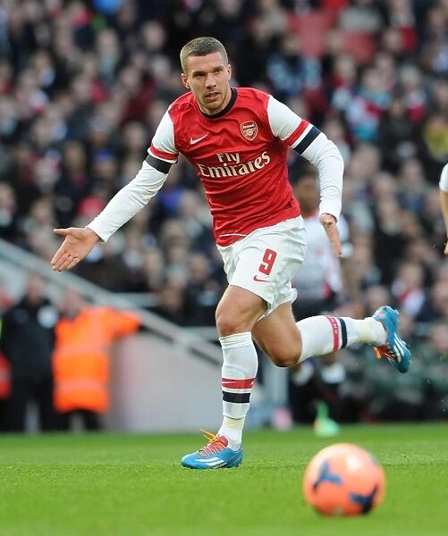 Lukas Podolski in Action: Arsenal vs Liverpool, FA Cup 2013-14