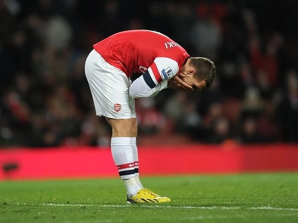 Lukas Podolski in Action: Arsenal vs West Bromwich Albion, Premier League 2012-13