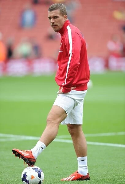 Lukas Podolski: Arsenal's Ready-to-Go Striker Against Aston Villa (2013-14)
