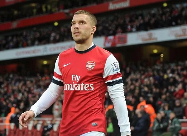 Lukas Podolski: Arsenal's Ready-to-Go Striker Against Cardiff City (2013-14)