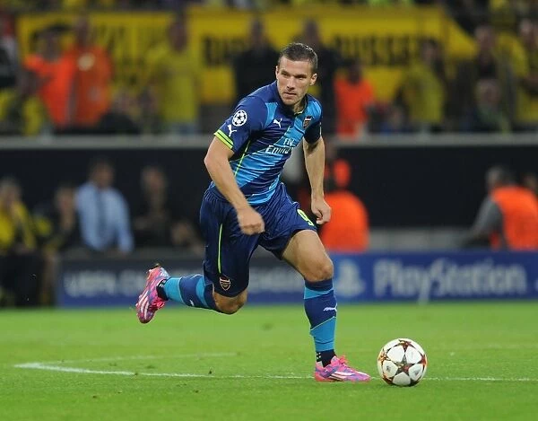 Lukas Podolski: Battle of the Former Dortmund Stars - Borussia Dortmund vs Arsenal, UEFA Champions League 2014-15