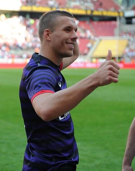 Lukas Podolski Bids Emotional Farewell to Cologne Fans During Arsenal Match (2012-13)