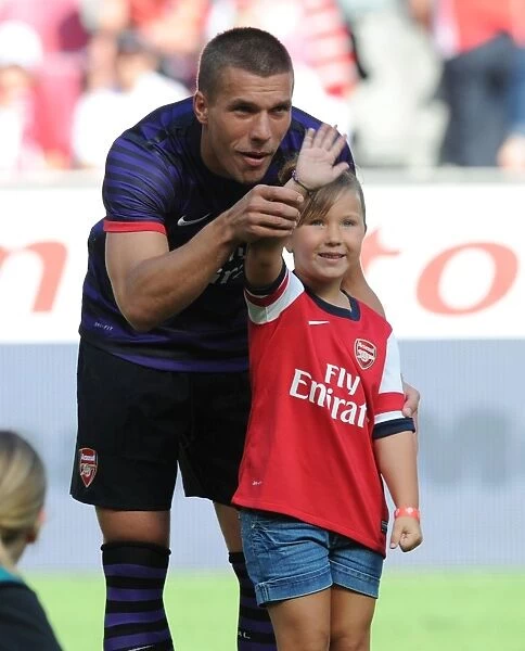 Lukas Podolski Prepares for Arsenal's Showdown Against Cologne, 2012