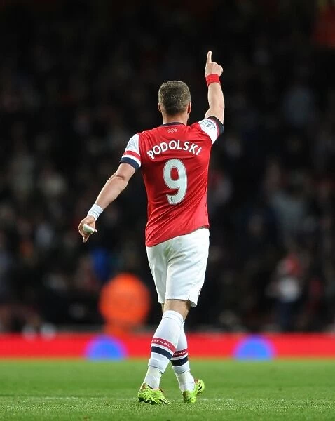 Lukas Podolski Scores First Goal: Arsenal vs. West Ham United, Premier League 2013-2014
