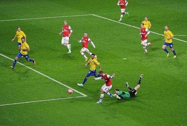 Lukas Podolski Scores Stunner Past Joe Murphy in Arsenal's FA Cup Victory