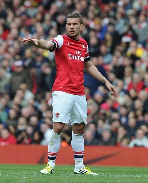 Lukas Podolski vs Manchester United: Clash at the Emirates, Premier League 2012-13