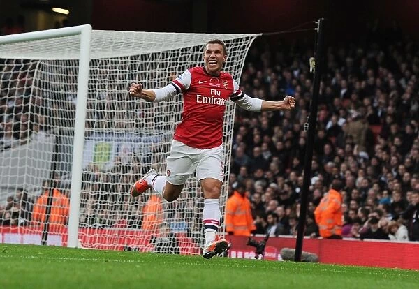 Lukas Podolski's Brace: Arsenal's Victory Over Fulham (2012-13)