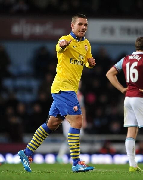 Lukas Podolski's Hat-Trick: Arsenal's Victory over West Ham United (December 2013)